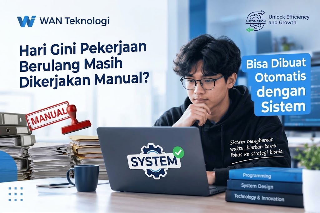 Hari Gini Pekerjaan Berulang Masih Dikerjakan Manual? Bisa Dibuat Otomatis dengan Sistem