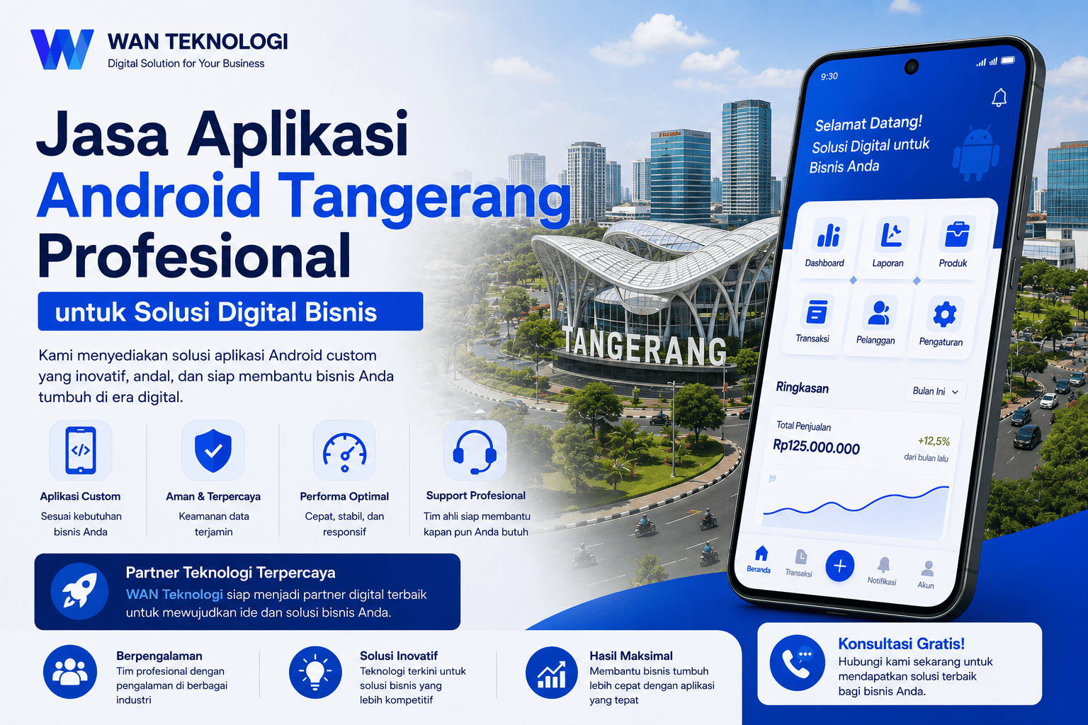 Jasa Aplikasi Android Tangerang Profesional untuk Solusi Digital Bisnis