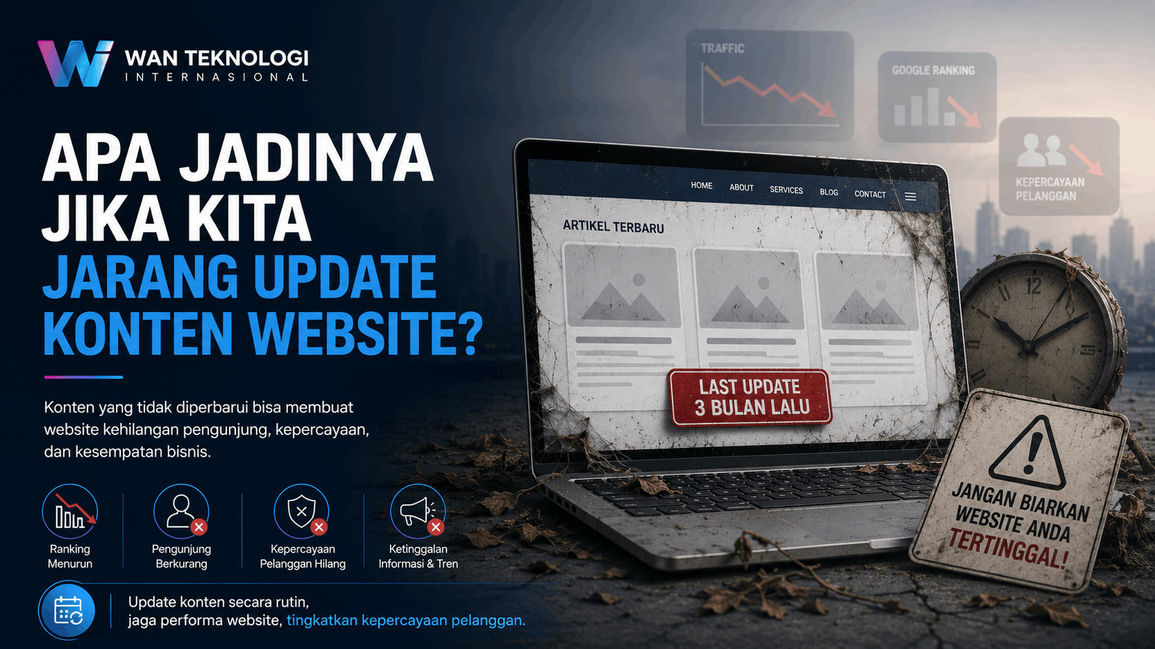 Apa Jadinya Jika Kita Jarang Update Konten Website?