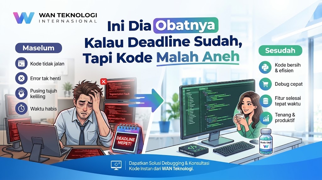Ini Dia Obatnya Kalau Deadline Sudah Mepet, Tapi Kode Malah Aneh