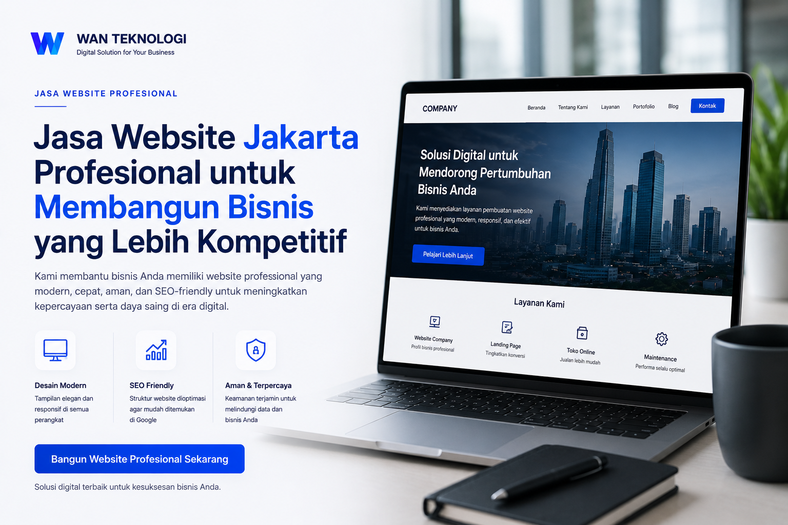 Jasa Website Jakarta Profesional untuk Membangun Bisnis yang Lebih Kompetitif