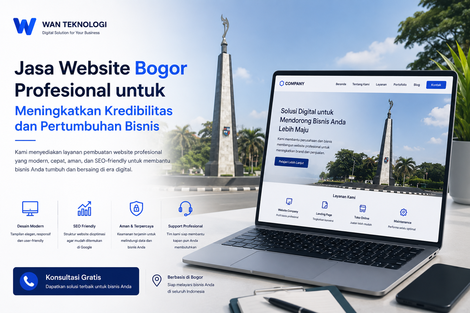 Jasa Website Bogor Profesional untuk Meningkatkan Kredibilitas dan Pertumbuhan Bisnis