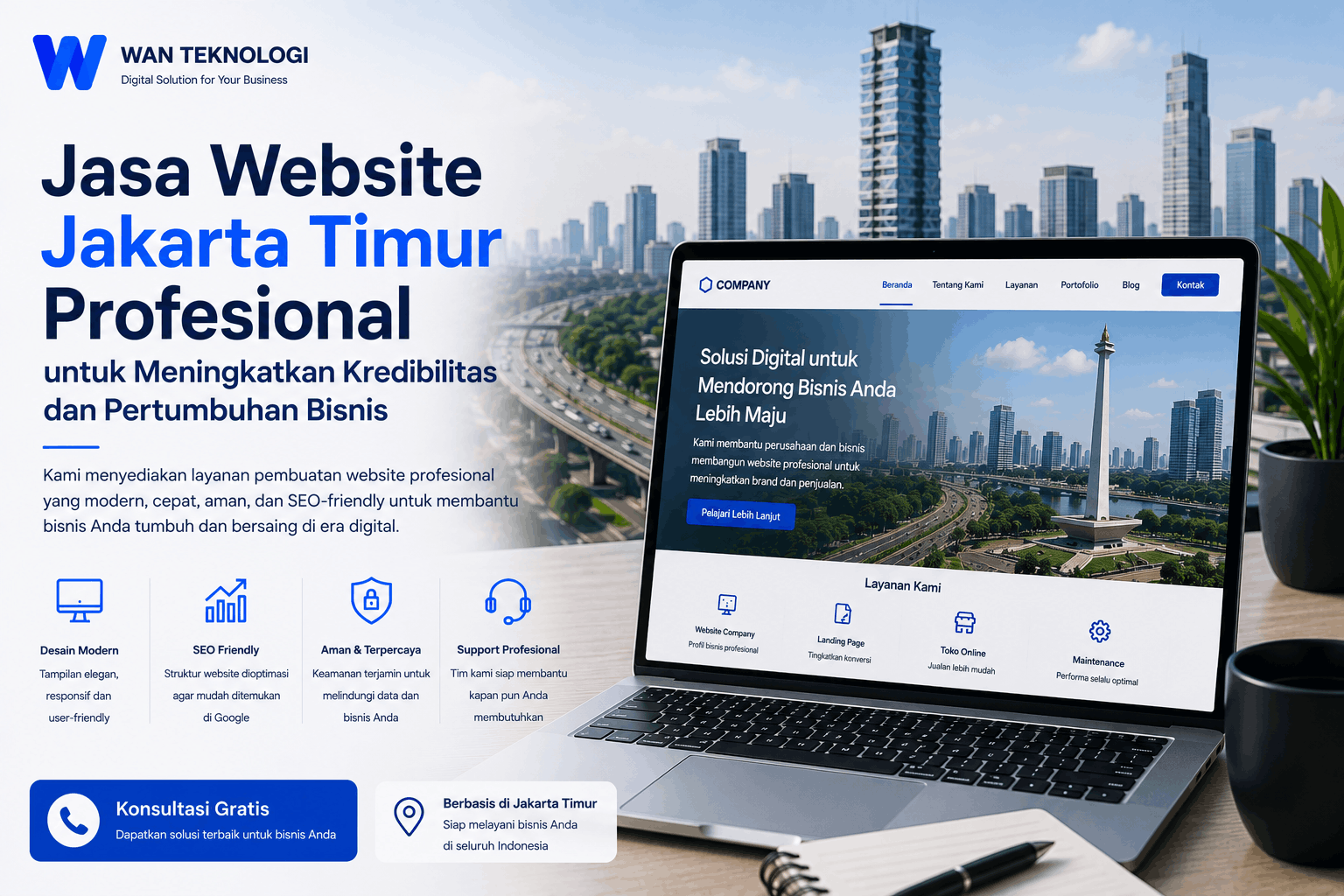 Jasa Website Jakarta Timur Profesional untuk Meningkatkan Kredibilitas dan Pertumbuhan Bisnis