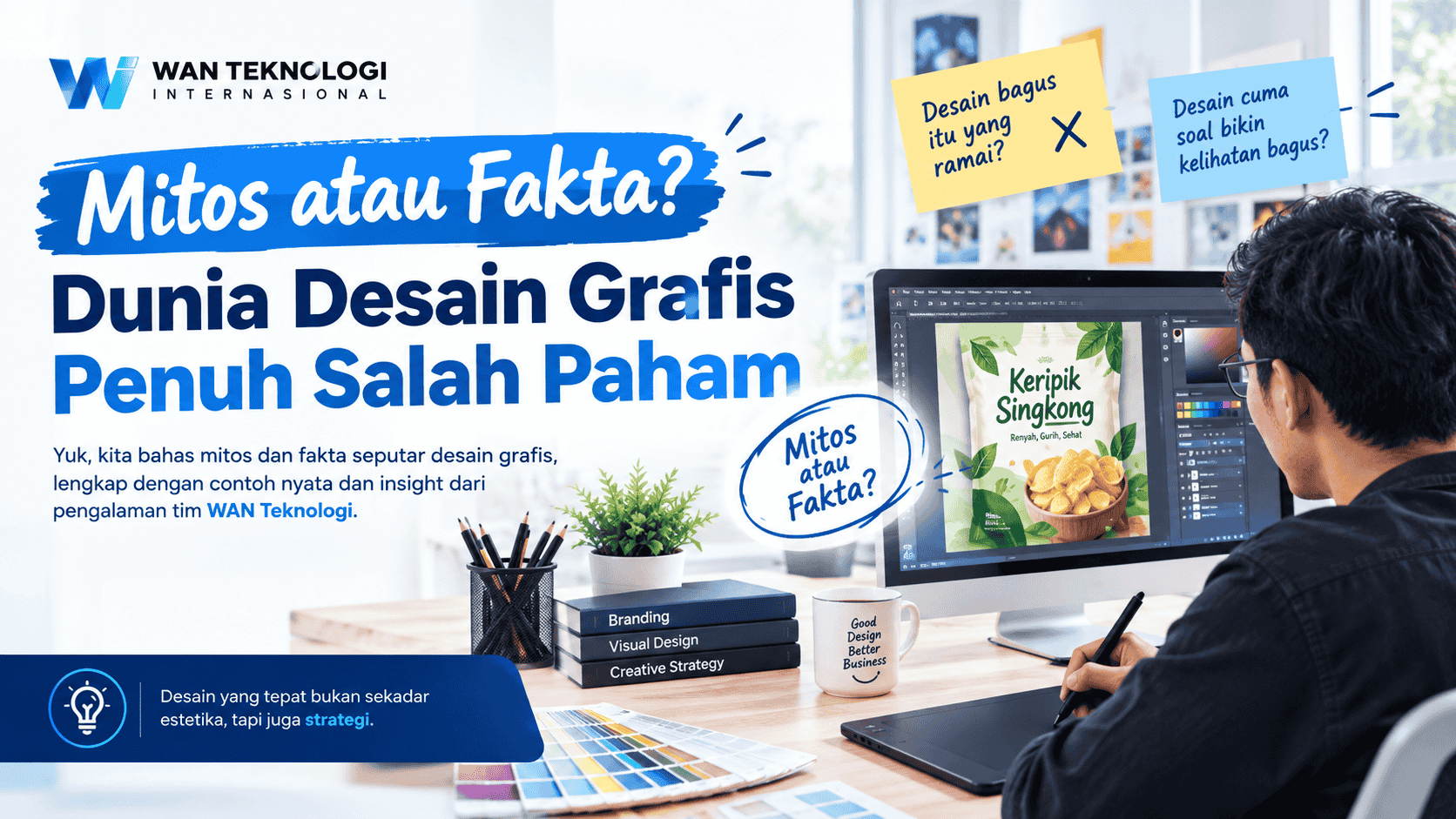 Mitos atau Fakta? Dunia Desain Grafis Penuh Salah Paham
