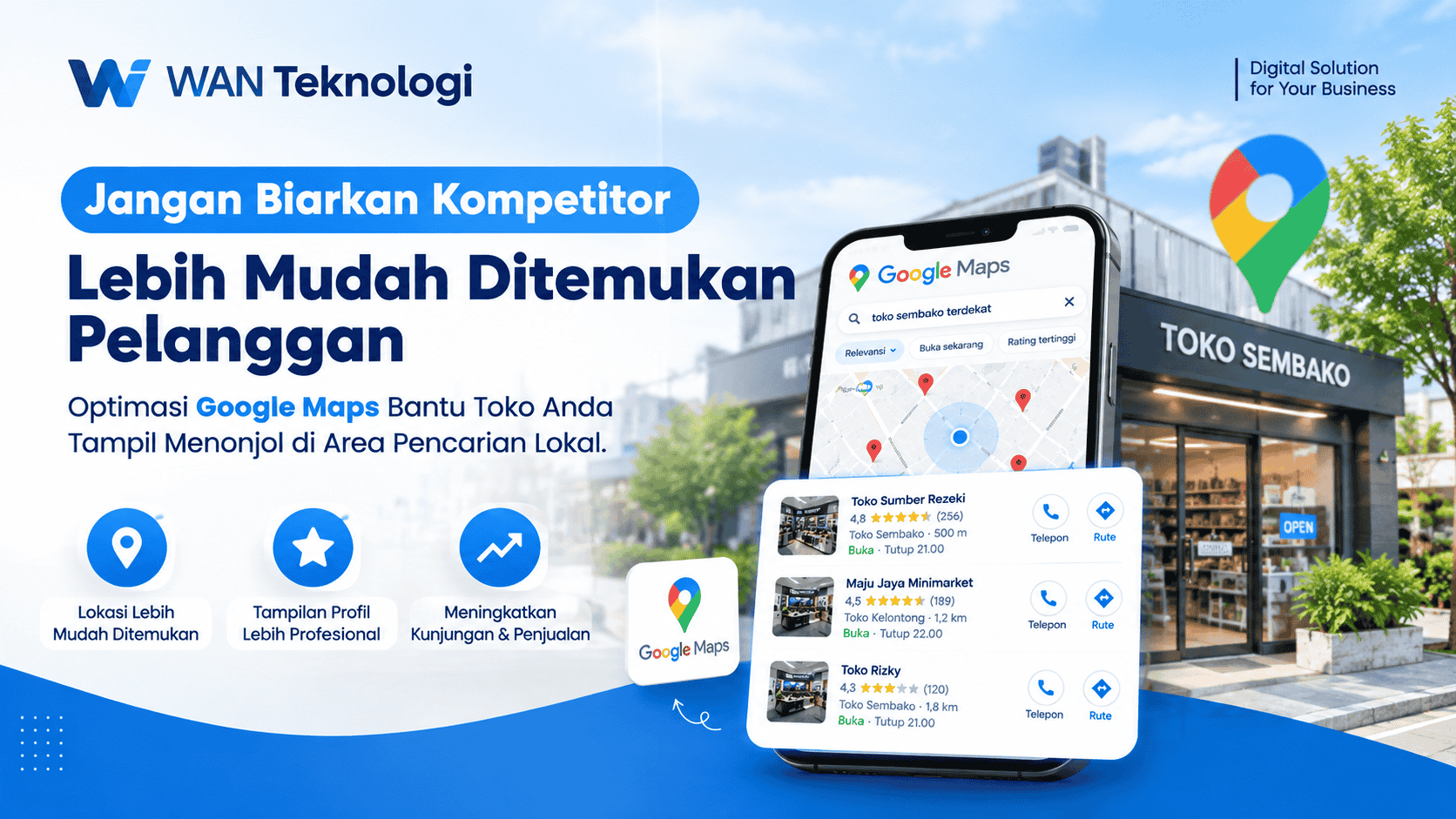 Jangan Biarkan Kompetitor Lebih Mudah Ditemukan Pelanggan