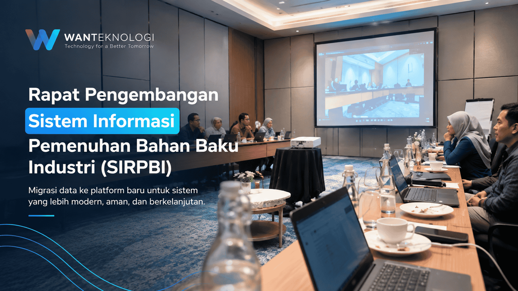 PT WAN Teknologi Internasional Hadiri Rapat Pembahasan Migrasi Data SIRPBI di Tangerang Selatan