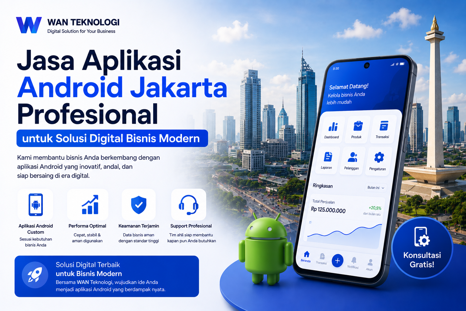 Jasa Aplikasi Android Jakarta Profesional untuk Solusi Digital Bisnis Modern