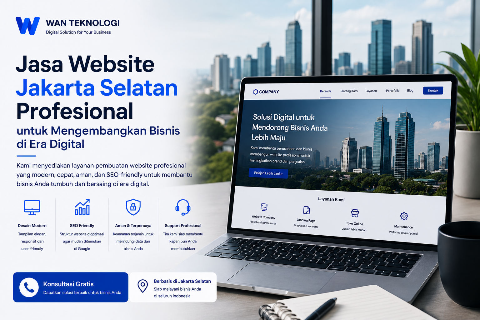 Jasa Website Jakarta Selatan Profesional untuk Mengembangkan Bisnis di Era Digital