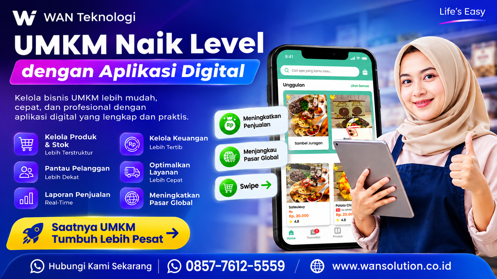 UMKM Naik Level dengan Aplikasi Digital: Tingkatkan Penjualan dan Jangkau Pasar Lebih Luas