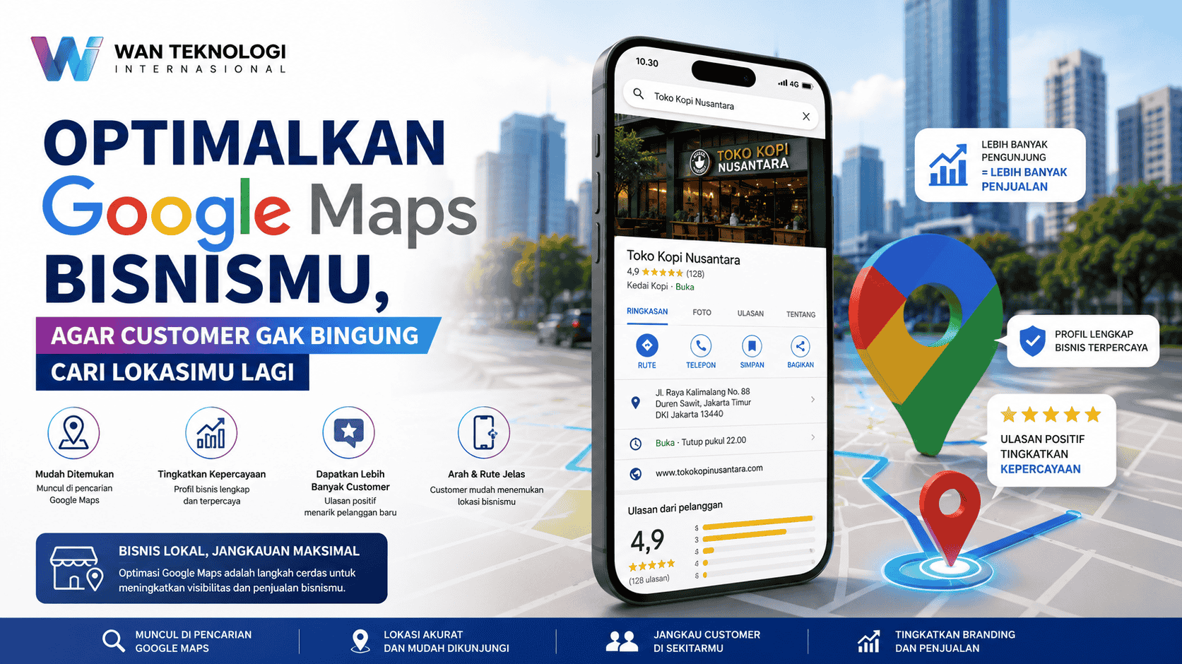 Optimalkan Google Maps Bisnismu, Agar Customer Gak Bingung Cari Lokasimu Lagi