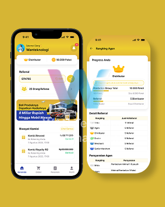 Aplikasi Referral & Manajemen Agen untuk Sistem Penjualan dan Komisi Digital di Indonesia