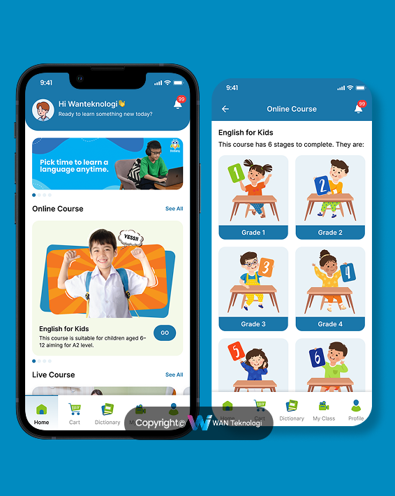 Aplikasi Online Course & E-Learning Interaktif untuk Pendidikan Digital di Indonesia